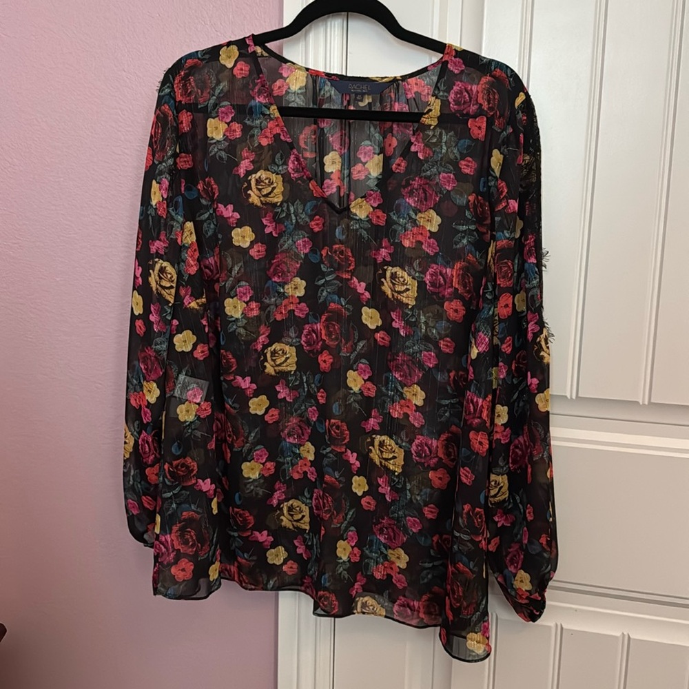 Sheer blouse. Size 2X.